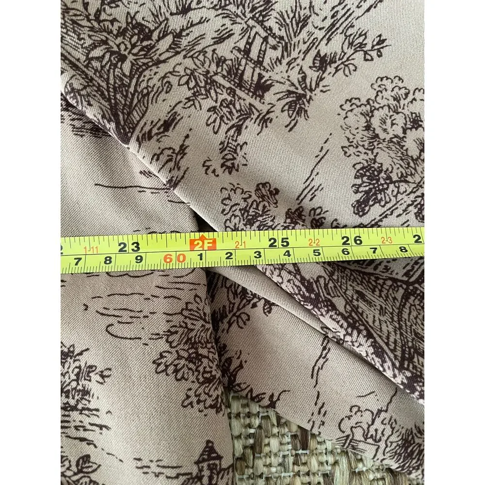 Vintage Village Scene light blazer button front